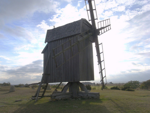 Windmills of &Ouml;land Island.